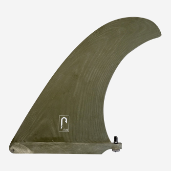 JUST 9.75” PINNA LONGBOARD SINGLE FIN NOSERIDER FIBERGLASS CREME