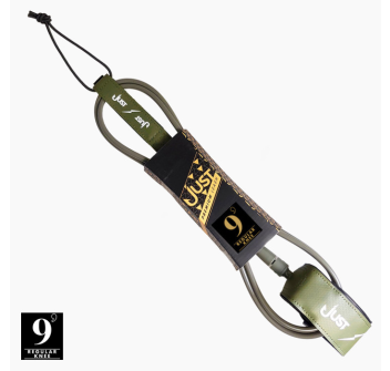 JUST LEASH REGULAR 9' X 7mm REGULAR GREEN