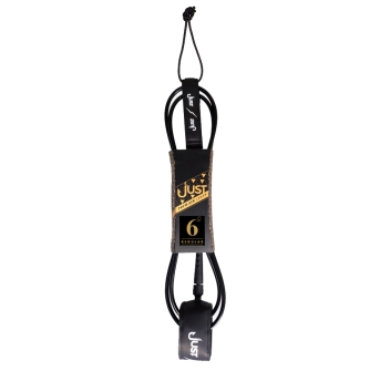 JUST LEASH REGULAR PREMIUM 6'0" BLACK 