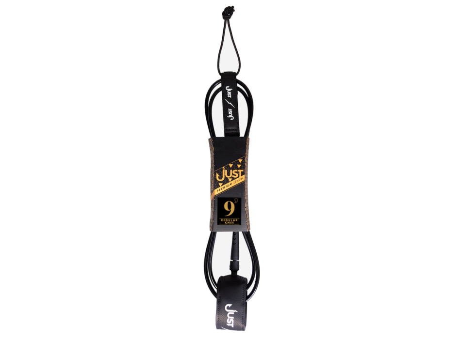 JUST LEASH REGULAR PREMIUM 9'0" BLACK