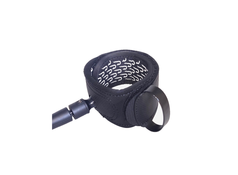 JUST LEASH REGULAR PREMIUM DA CAVIGLIA 9'0" BLACK