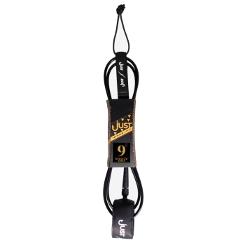 JUST LEASH REGULAR PREMIUM DA CAVIGLIA 9'0" BLACK