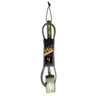 JUST LEASH REGULAR PREMIUM DA GINOCCHIO 9'0" ARMY GREEN