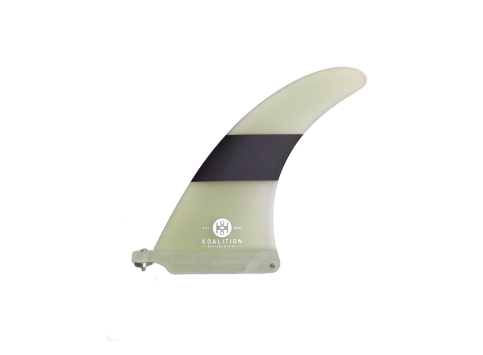 KOALITION 7" PINNA LONGBOARD SINGLE FIN CALIFORNIA CLASSIC STRIPE