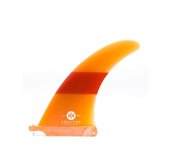 KOALITION 8'0" PINNA LONGBOARD SINGLE FIN ORANGE ORANGE