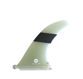 KOALITION 9.0" PINNA LONGBOARD CLEAR BLACK SINGLE FIN