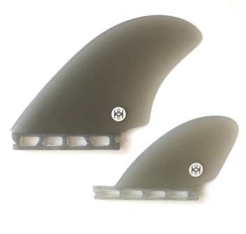 KOALITION PINNE KEEL MODERN TWIN FIN SET FUTURES CLEAR
