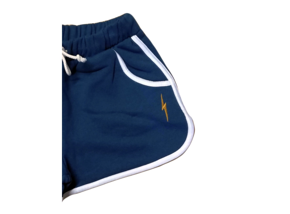 LIGHTNING BOLT ESSENTIAL SWEAT SHORT PANTALONCINI DONNA MAJOLICA BLUE