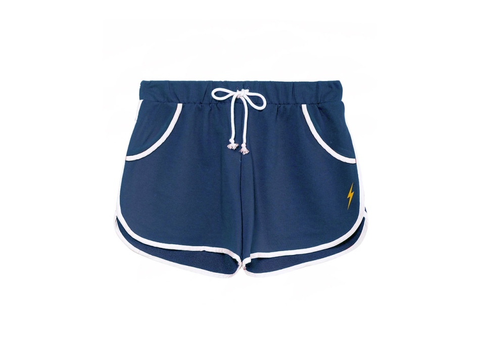LIGHTNING BOLT ESSENTIAL SWEAT SHORT PANTALONCINI DONNA MAJOLICA BLUE