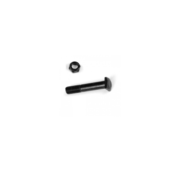 LOCO HARDWARE KINGPIN SQUARE BLACK + NUT