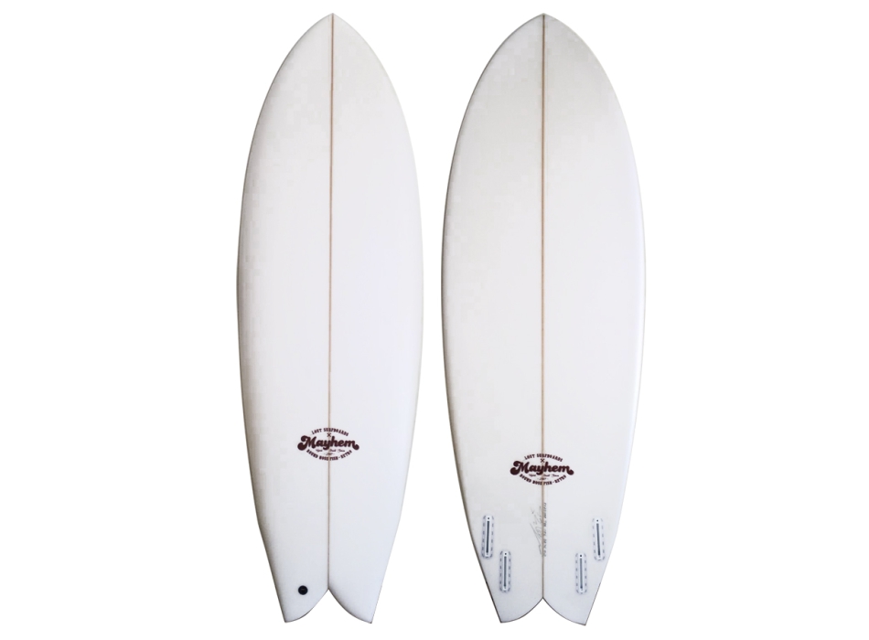 LOST ROUND NOSE FISH RETRO FISH 5'7" FUTURES FIN