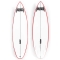LOST SURFBOARDS SPEED DEMON 5 FINS FUTURES RED RAILS