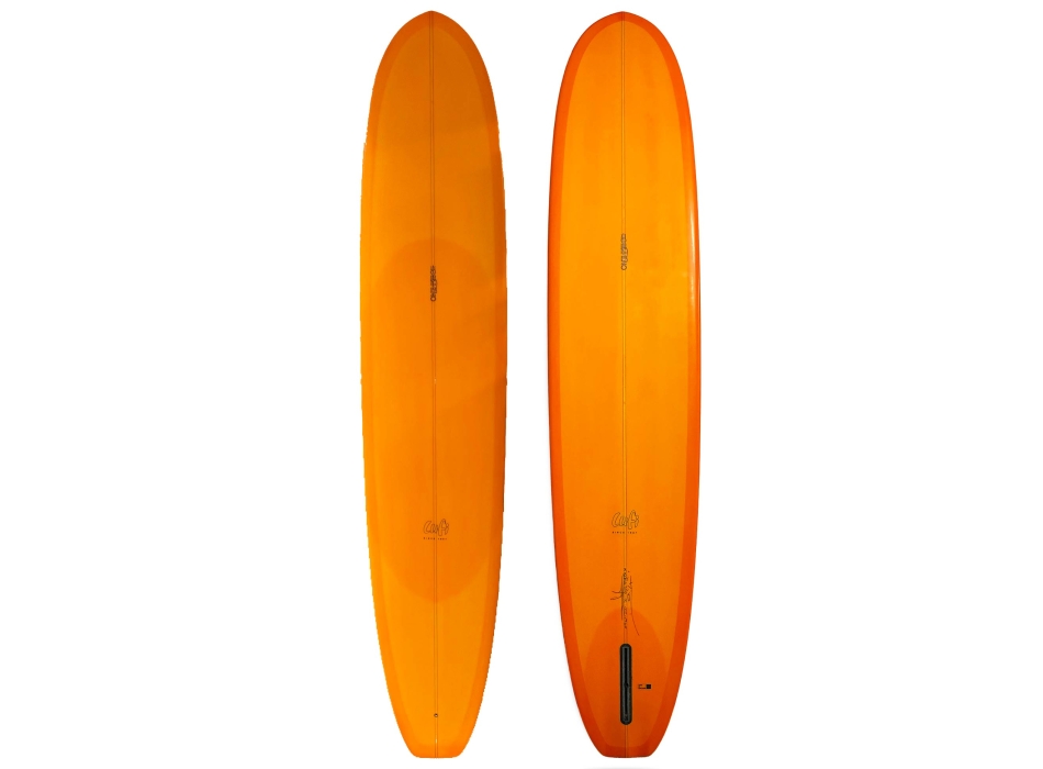 LUFI SEA CAPTAIN 9'1'' EPS WHITE W/CARBON LONGBOARD