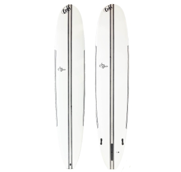 LUFI SEA CAPTAIN 9'1'' EPS WHITE W/CARBON LONGBOARD