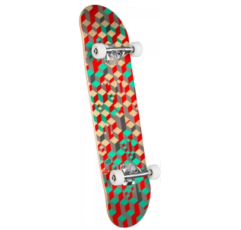 MINI LOGO 8'0" BIRCH SKATEBOARD ASSEMBLY PATTERN GRATE 