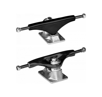 MINI LOGO TRUCKS BLACK RAW 8.38" 
