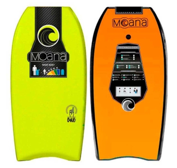 MOANA ONE BODYBOARD 39'' YELLOW ORANGE