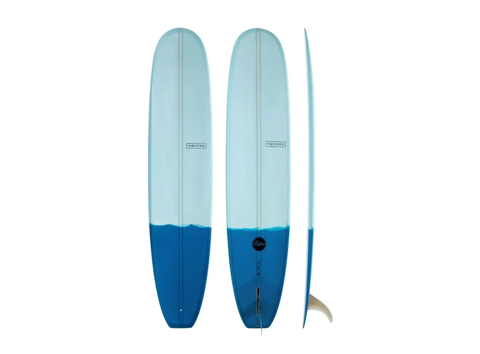 MODERN RETRO PU 9'1" LONGBOARD SINGLE FIN DOPPIO LONGHERONE