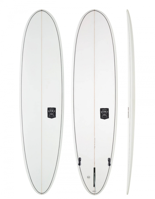 MODERN SURFBOARDS 8'0" CREATIVE JUMBO JET SLX FCSII 2+1 CLEAR