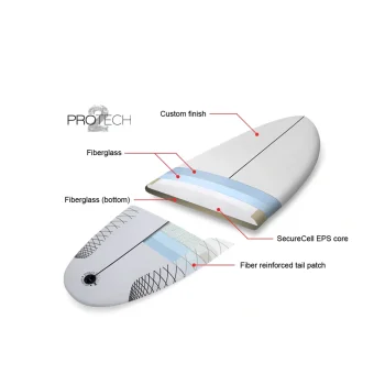NSP SURFBOARDS 6'0" KINGFISH PROTECH 2 BLUE