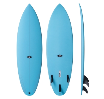 NSP SURFBOARDS 6'2" PROTECH 2TINDER D-8 SKY BLUE