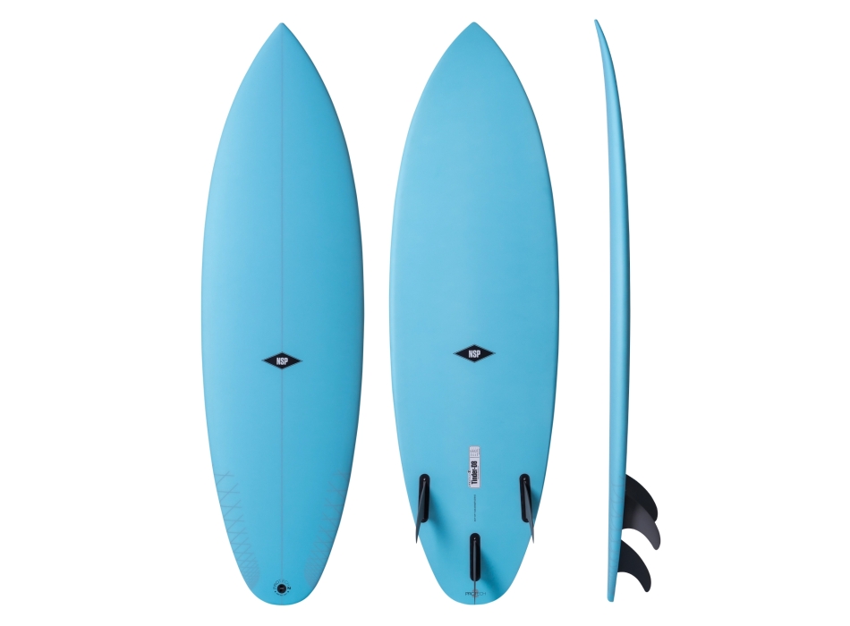 NSP SURFBOARDS 6'2" PROTECH 2TINDER D-8 SKY BLUE