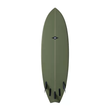 NSP SURFBOARDS 6'4" KINGFISH PU OLIVE