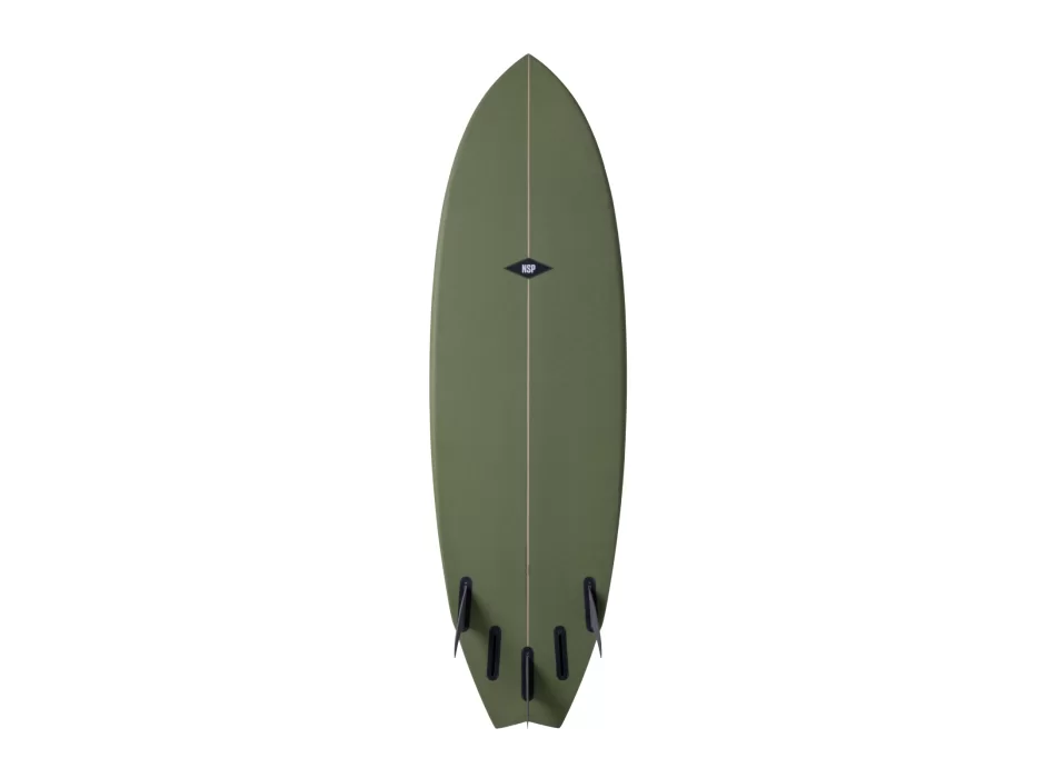 NSP SURFBOARDS 6'4" KINGFISH PU OLIVE