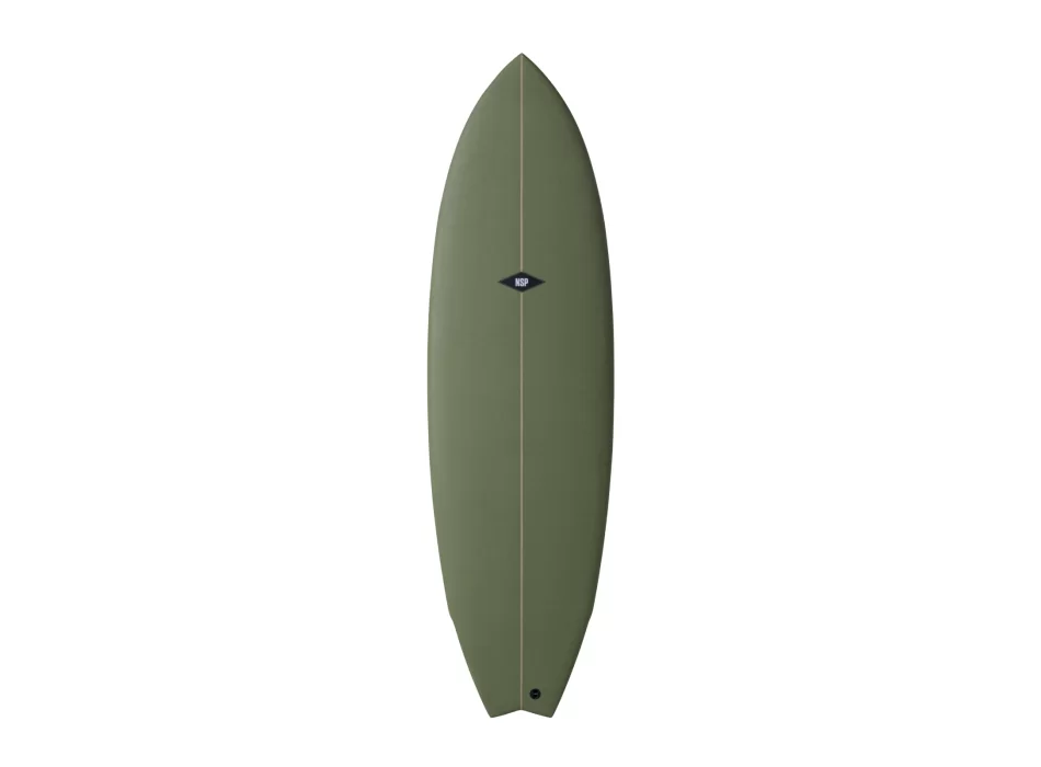 NSP SURFBOARDS 6'4" KINGFISH PU OLIVE