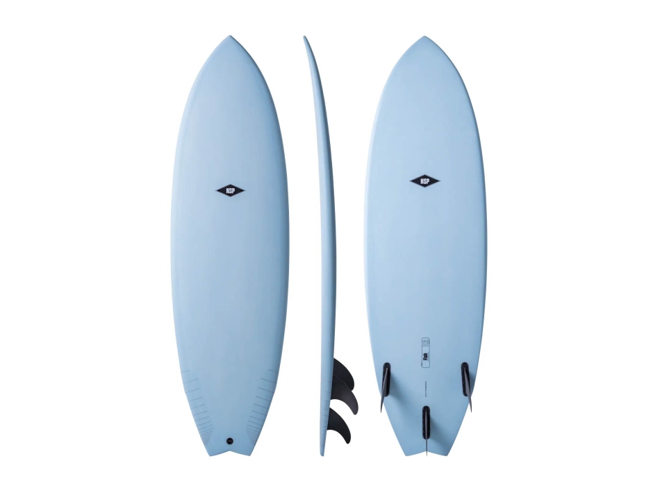 NSP SURFBOARDS 6'4" PROTECH FISH BLUE TINT