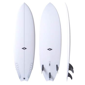 NSP SURFBOARDS 6'8" KINGFISH PROTECH 2 WHITE