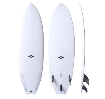 NSP SURFBOARDS 6'8" KINGFISH PROTECH 2 WHITE