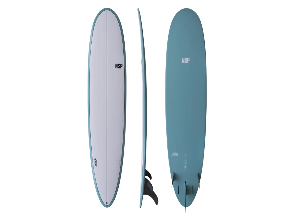 NSP SURFBOARDS 9'1" PROTECH LONGBOARD TEAL