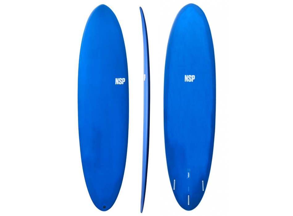 NSP SURFBOARDS PROTECH FUNBOARD 7'6" NAVY TINT