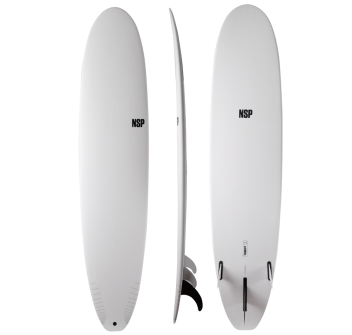 NSP SURFBOARDS PROTECH LONGBOARD 8'0" WHITE