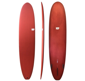 NSP SURFBOARDS PROTECH LONGBOARD 9'0" RED TINT