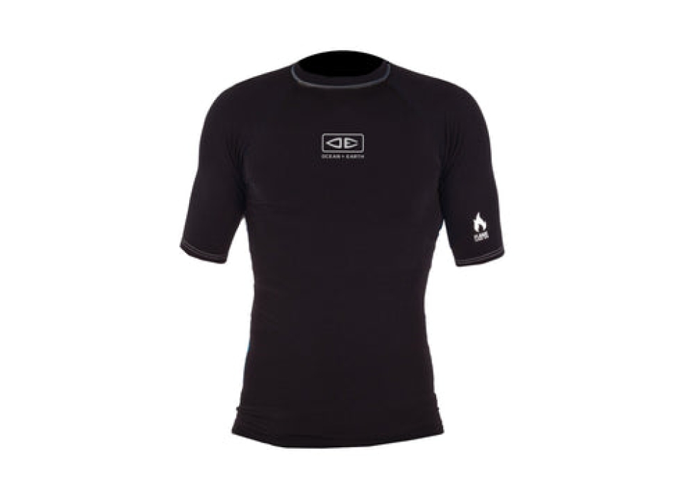 O&E LYCRA MEN FLAME THERMO SURF MANICA LUNGA BLACK