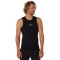 O&E MENS FLAME THERMO VEST CORPETTO IN LYCRA FELPATA BLACK