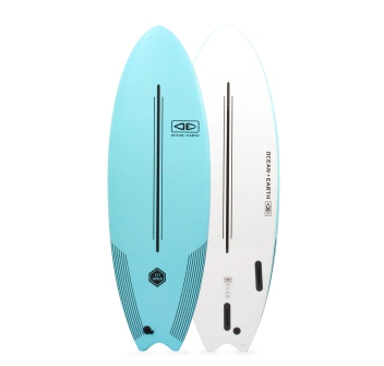 O&E SPRAY 5'6" EZI RIDER SOFTBOARD CORAL