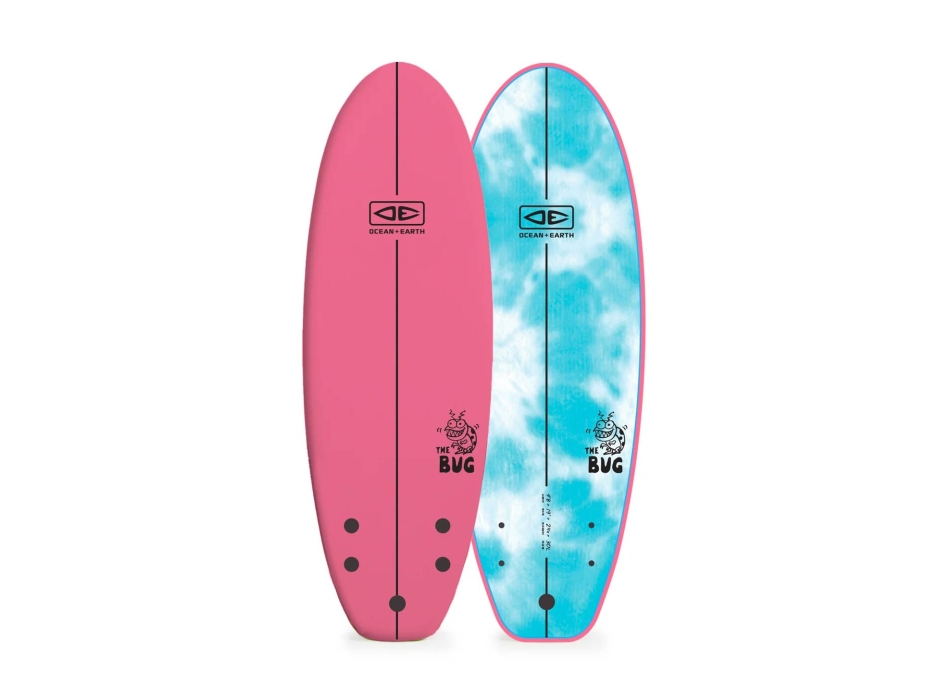 O&E THE BUG 4'8" SOFTBOARD PINK