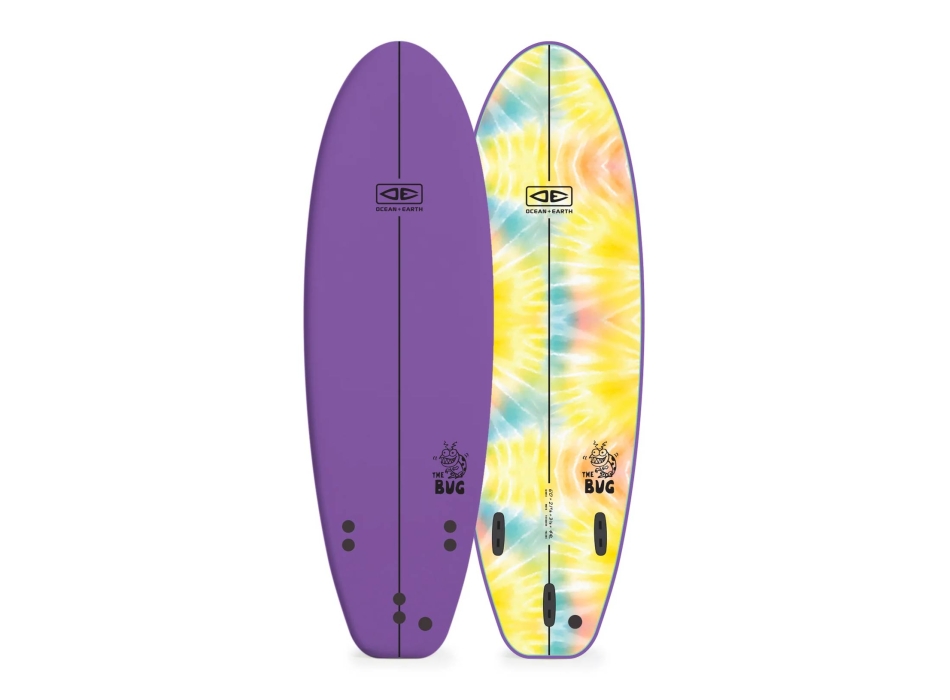 O&E THE BUG 6'0" SOFTBOARD PINK