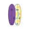 O&E THE BUG MINI 4'0" SOFTBOARD PURPLE
