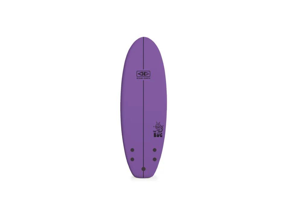 O&E THE BUG MINI 4'8" SOFTBOARD PURPLE
