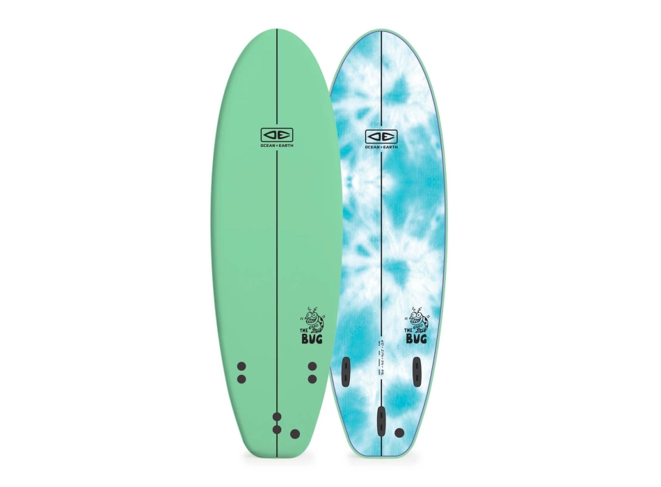 O&E THE BUG MINI 5'6" SOFTBOARD BLUE
