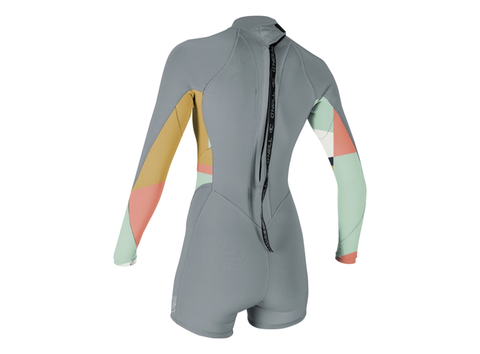 O'NEILL BAHIA 2/1 MUTA BACK ZIP LS SPRING DONNA