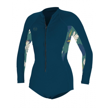 O'NEILL BAHIA 2/1 MUTA FRONT ZIP SHORT LS SPRING DONNA
