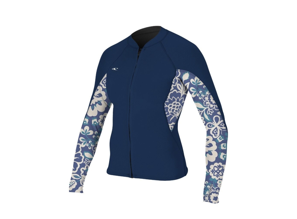 O'NEILL BAHIA CORPETTO 1/0.5 MM FRONT ZIP DONNA FRENCH NAVY