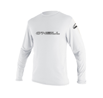O'NEILL BASIC SKINS L/S SUN SHIRT LYCRA 50+ WHITE