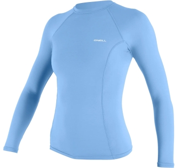 O'NEILL BASIC SKINS LYCRA 50+ MANICA LUNGA DONNA AZURINE