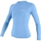 O'NEILL BASIC SKINS LYCRA 50+ MANICA LUNGA DONNA AZURINE